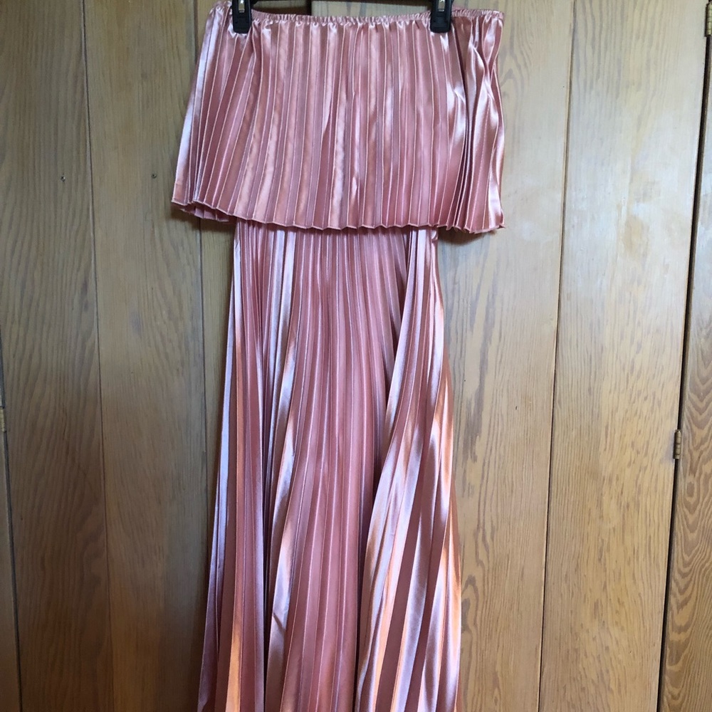 Mauve (off the shoulder) Bridesmaid Dress